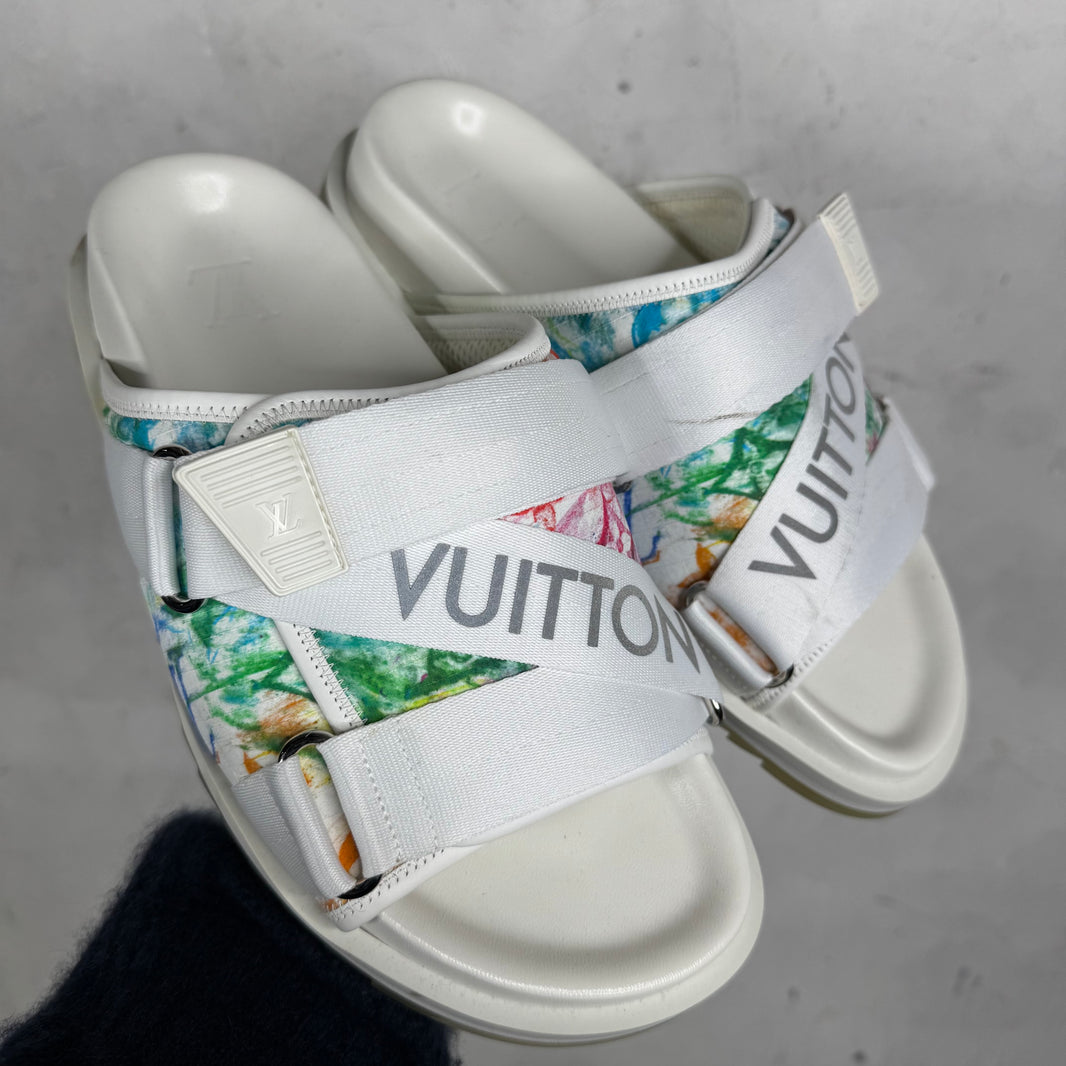 Louis Vuitton Watercolor Honululu Mules
