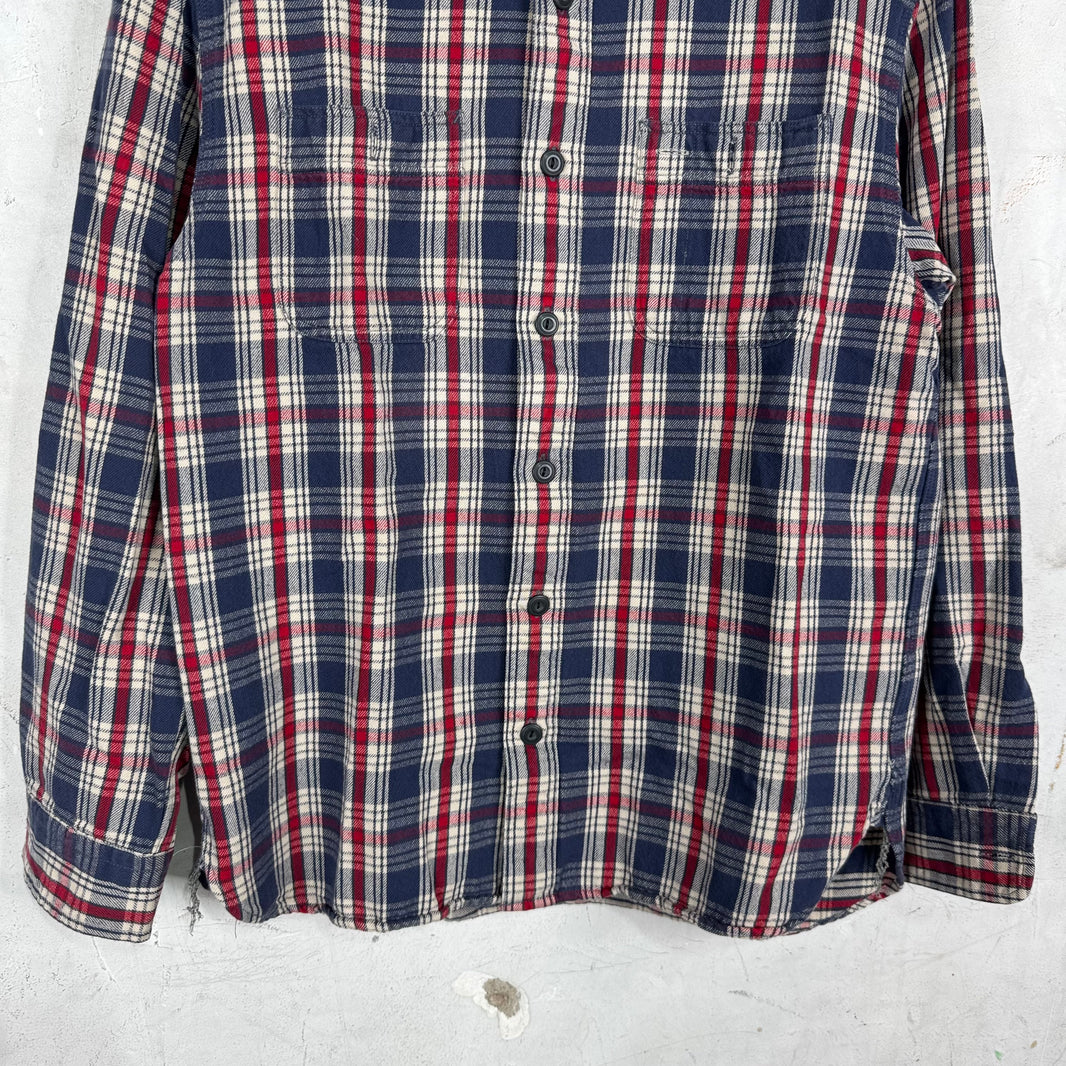 RRL Navy/Red Plaid Flannel