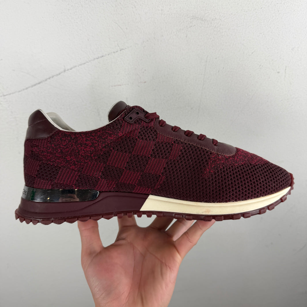 Louis Vuitton Maroon Run Away Sneakers