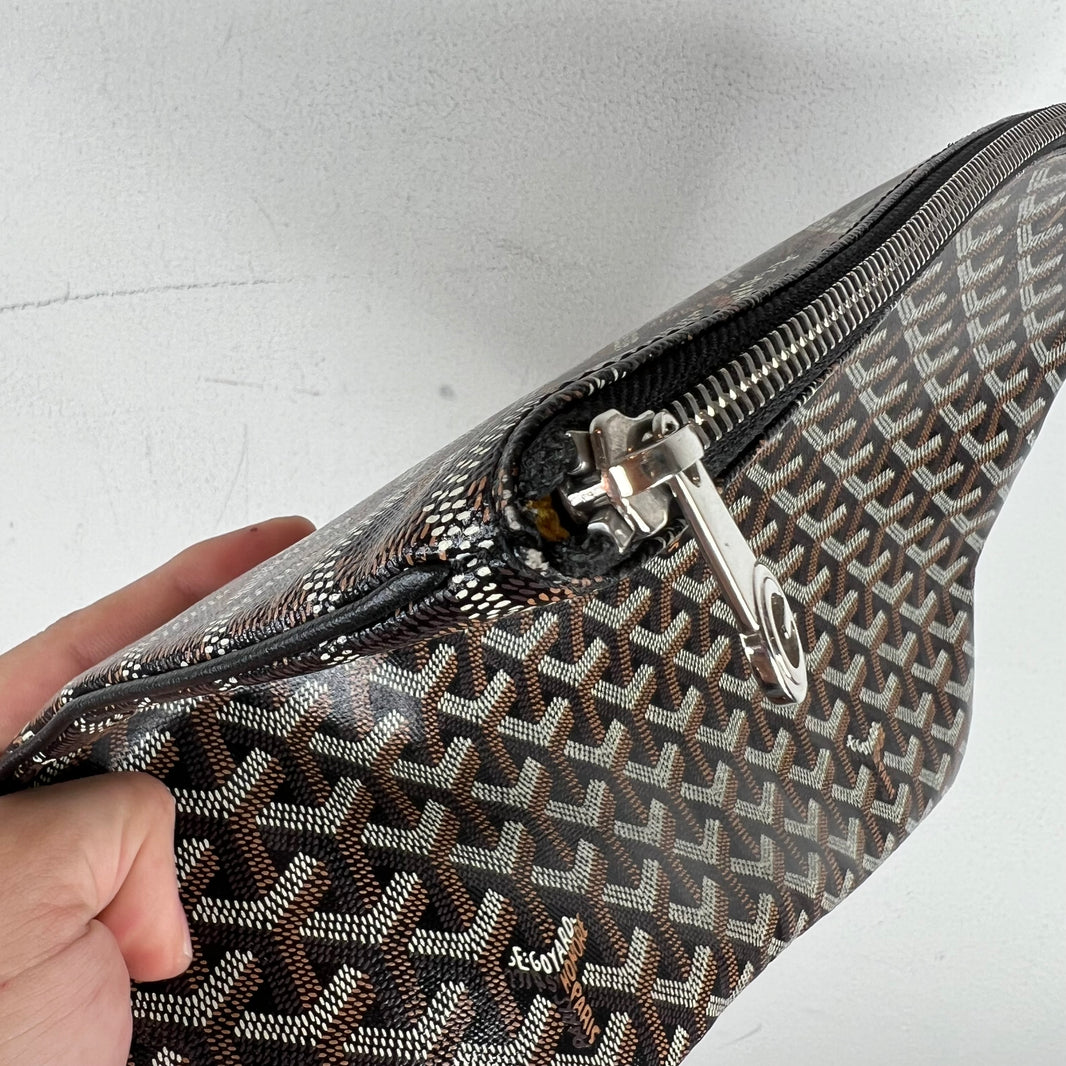 Goyard Senat Brown/Black Clutch