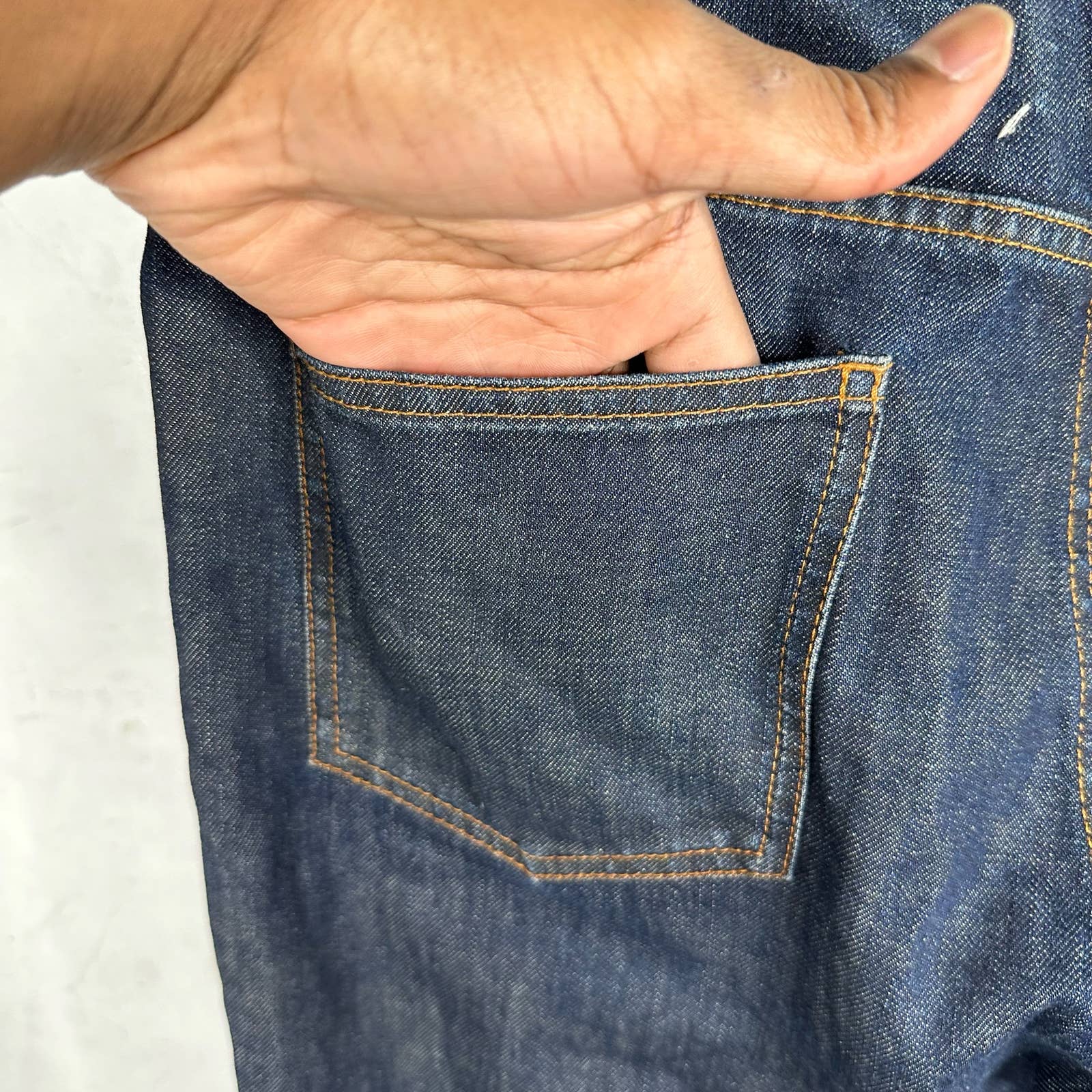 Margiela Slim Fit Navy Jeans