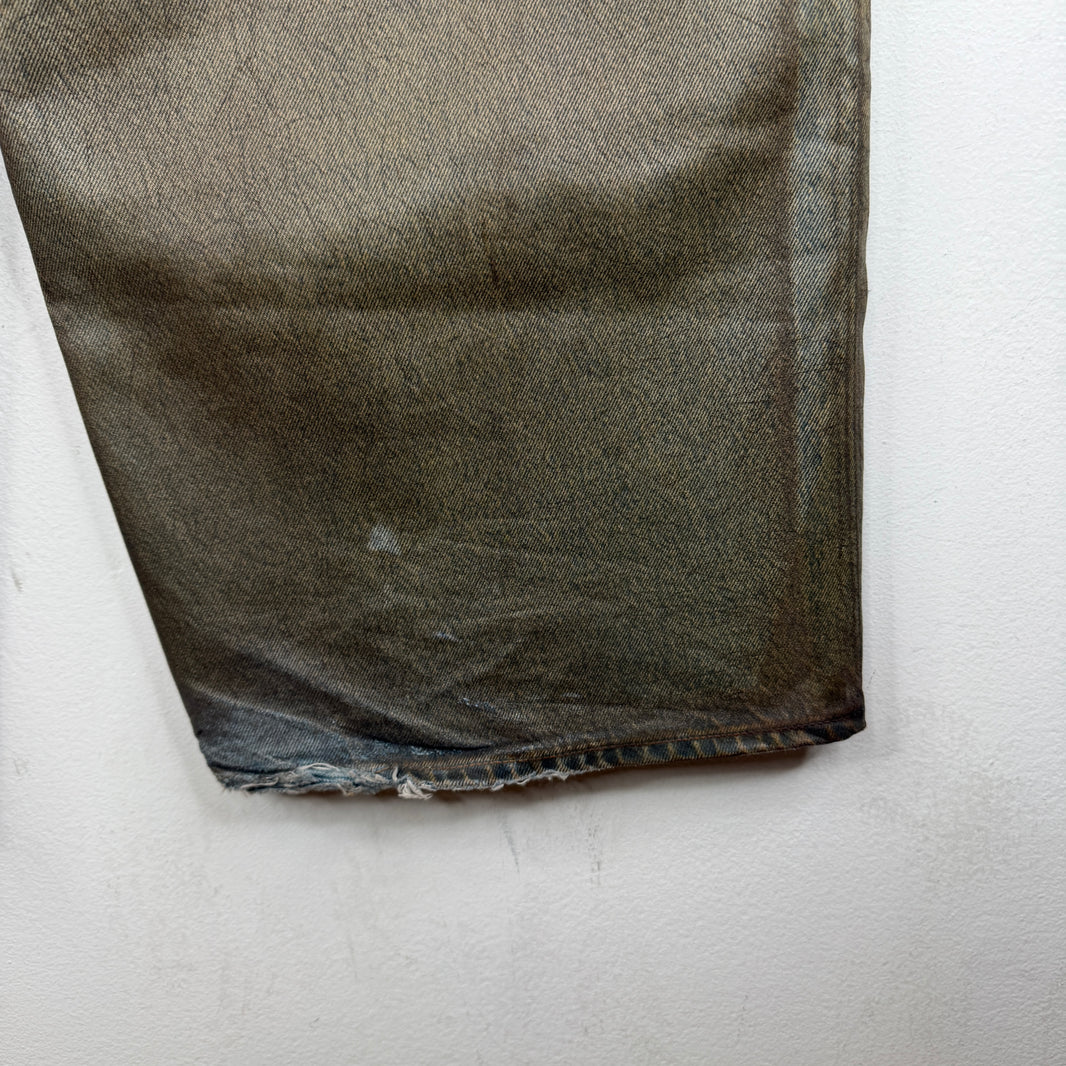 Acne Studios Baggy Waxed Denim Jeans
