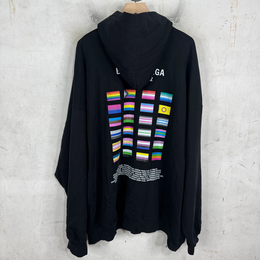 Balenciaga Pride Oversized Hoodie