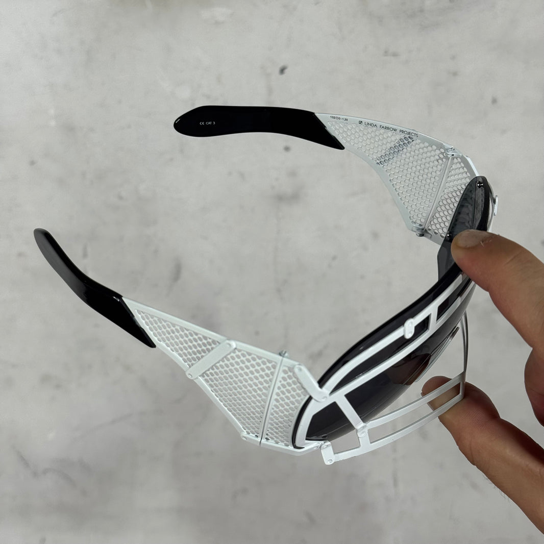 Linda Farrow x KTZ Football Shield Sunglasses