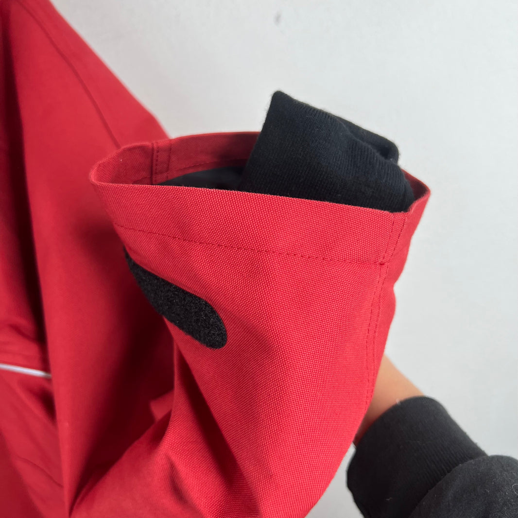 Balenciaga Red Swing Parka Jacket