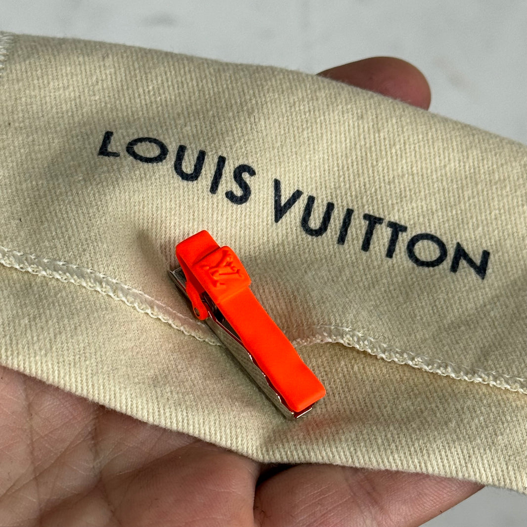 Louis Vuitton Orange Virgil Tie Clip