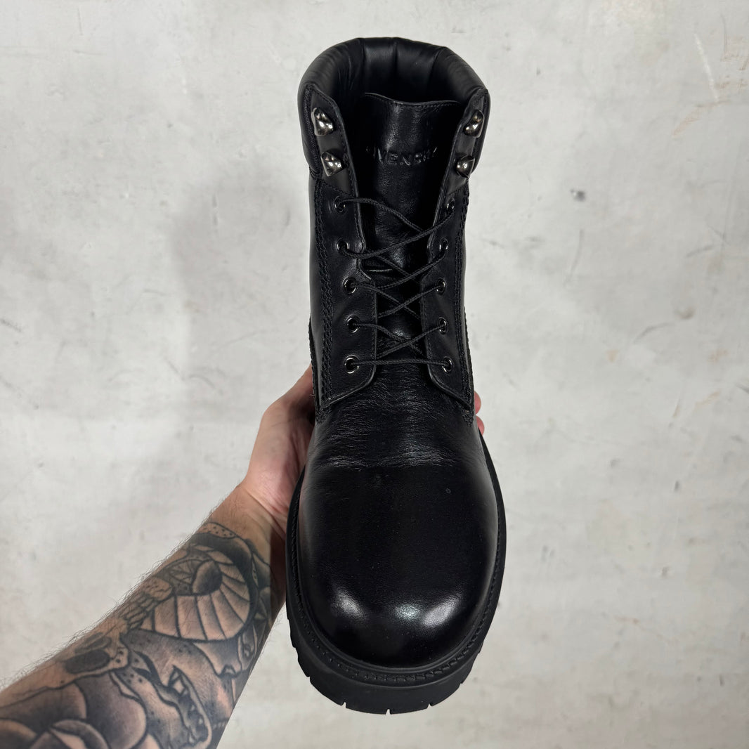 Givenchy Leather Lug Boots