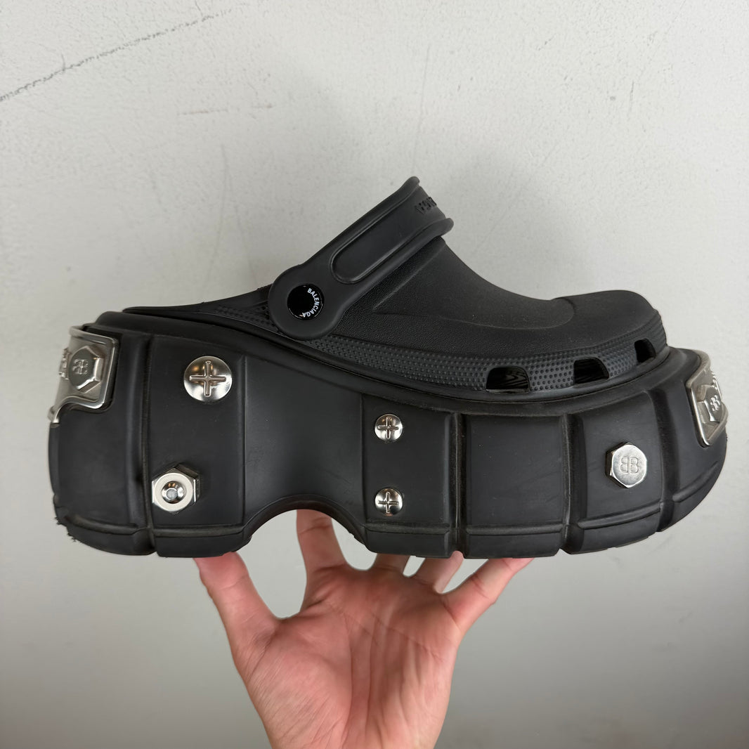 Balenciaga Croc Hardcroc Platform Mules
