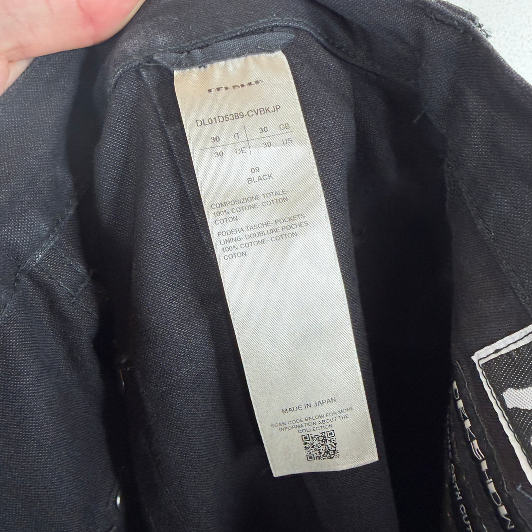 DRKSHDW Black Double Knee Jeans