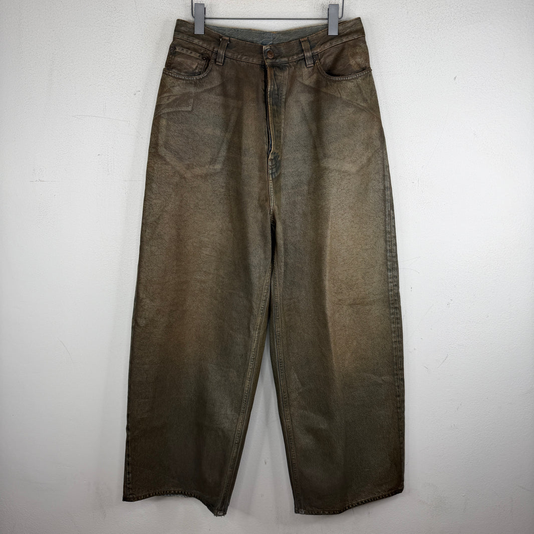 Acne Studios Baggy Waxed Denim Jeans