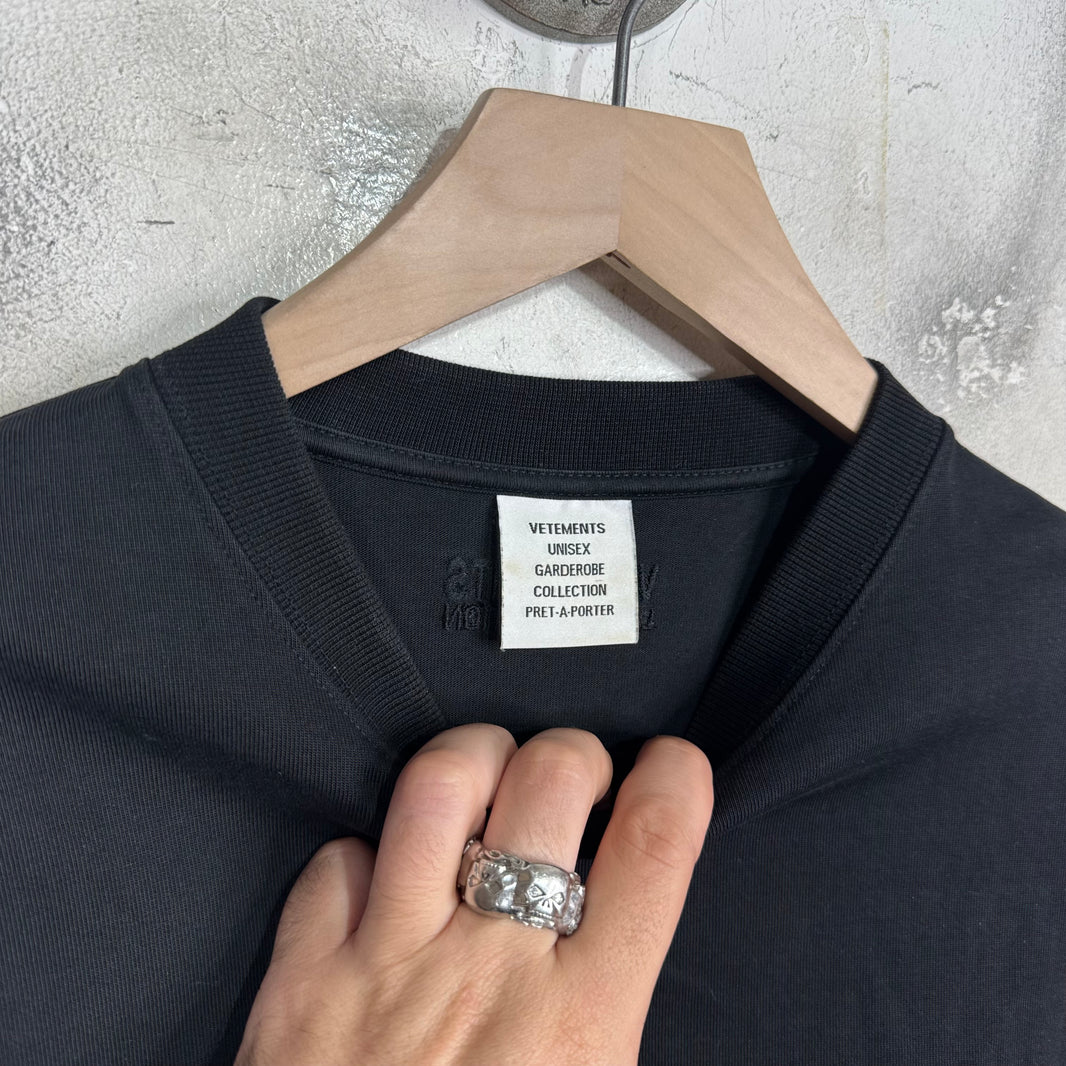 Vetements Gothic Sleeve LS T-Shirt