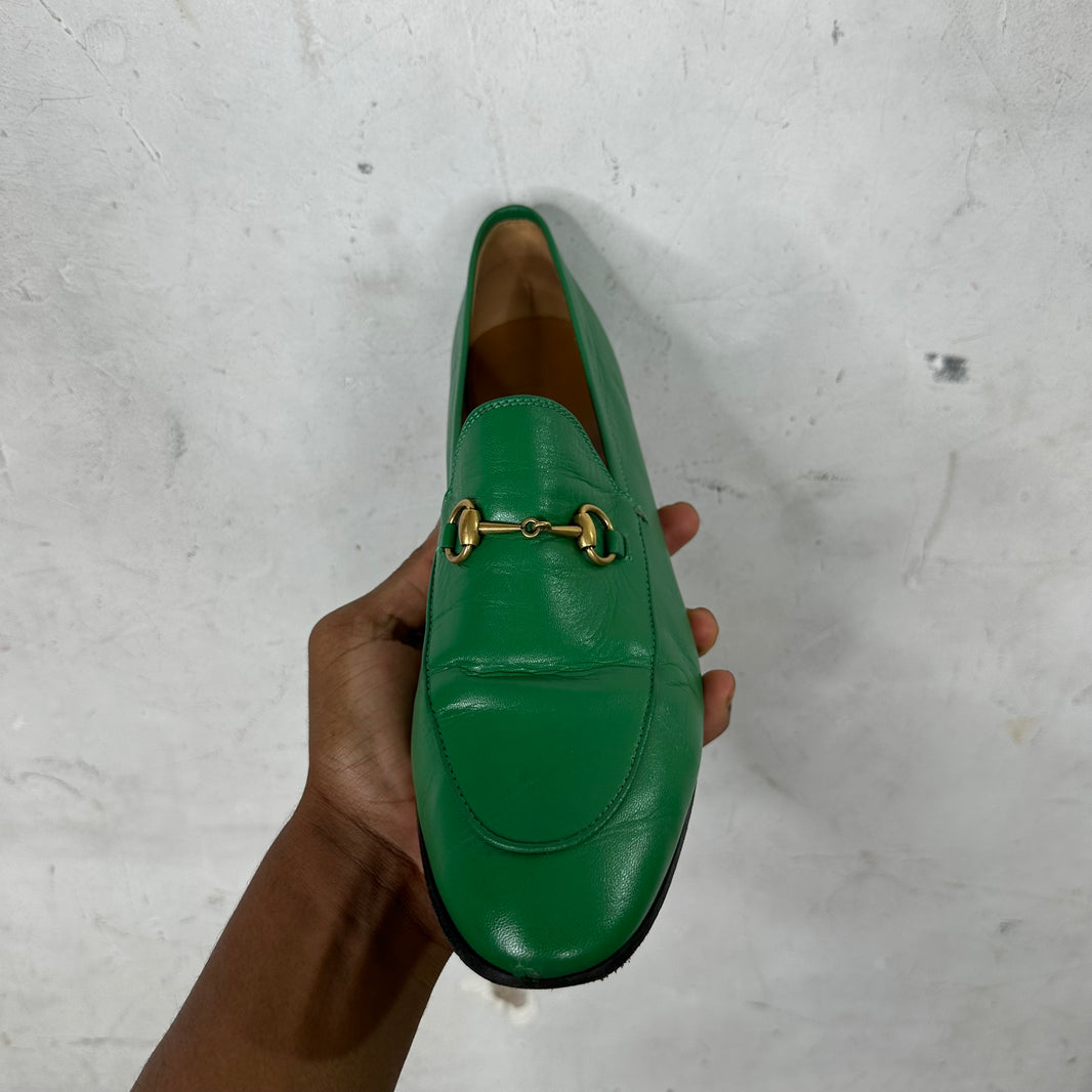 Gucci Horsebit Green Loafer