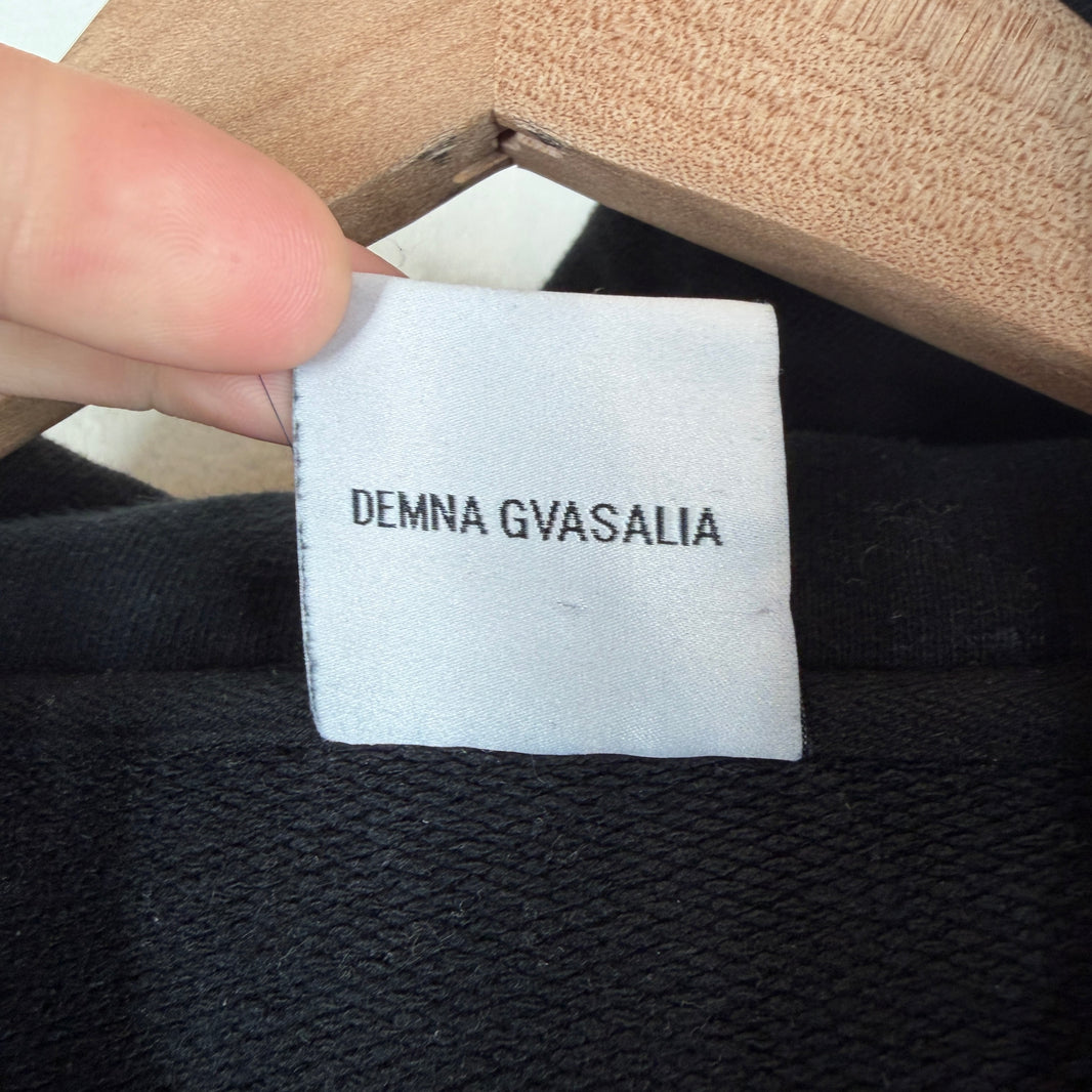 Vetements Wash Logo Tape Hoodie
