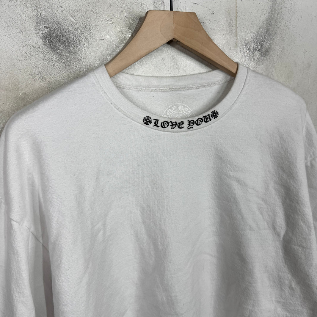 Chrome Hearts Love You Heart Crewneck