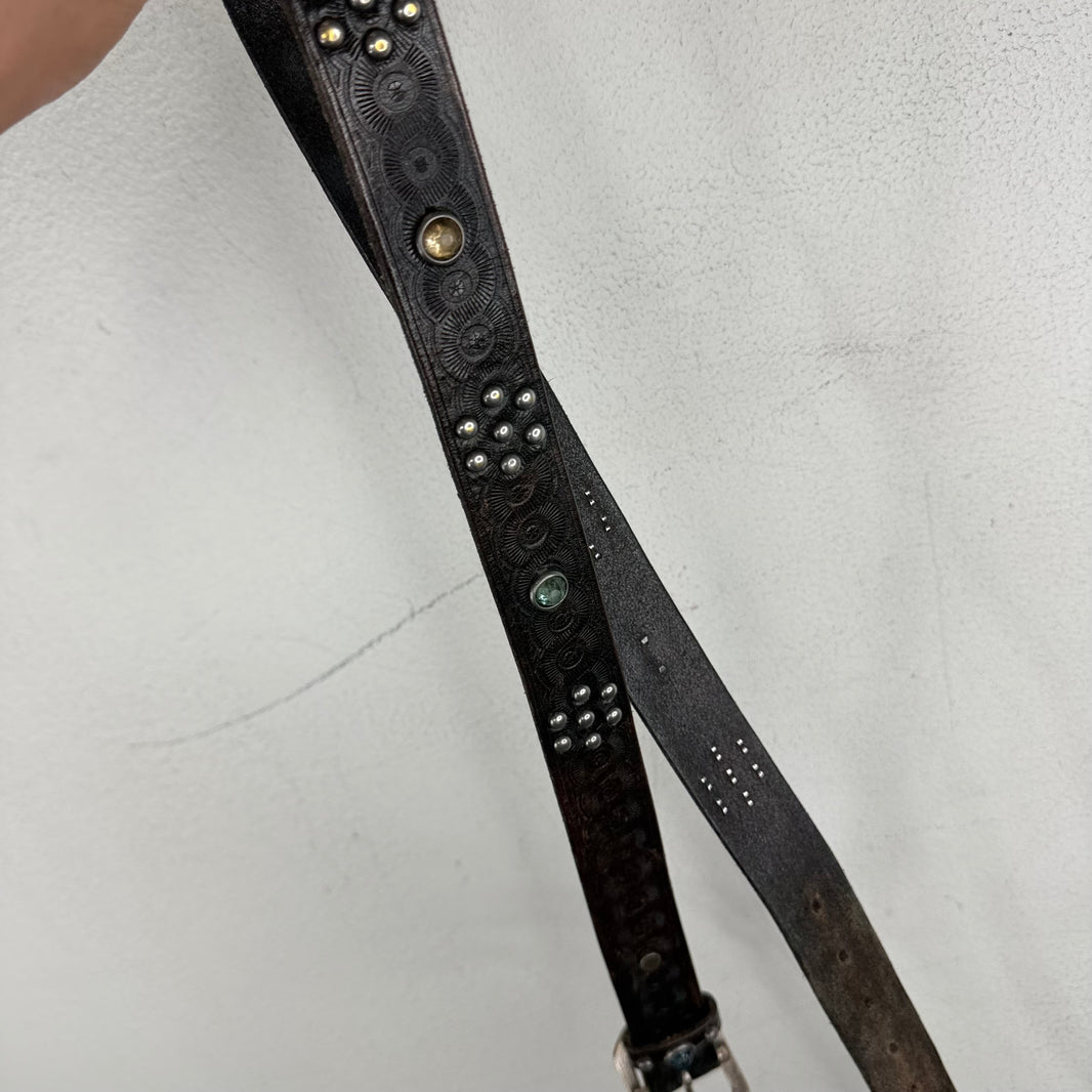 RRL Studded Leather Belt