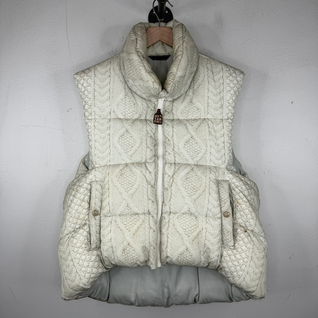 Kapital Weave Printed Puffer Vest