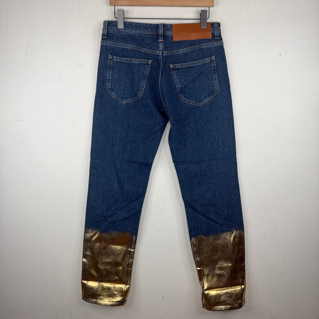 Loewe Gold Dipped Jeans