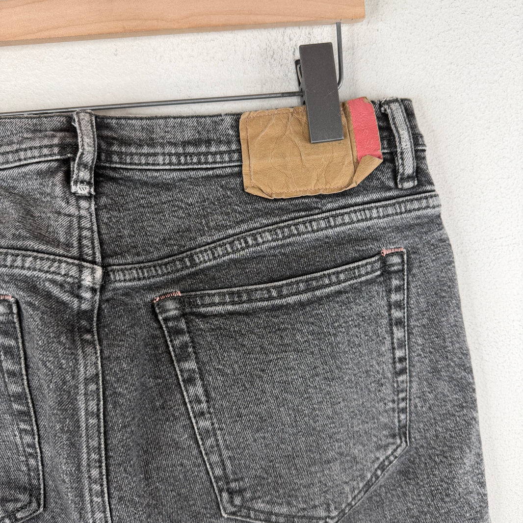 Acne Studios Bla Konst Gray Washed Skinny Jeans