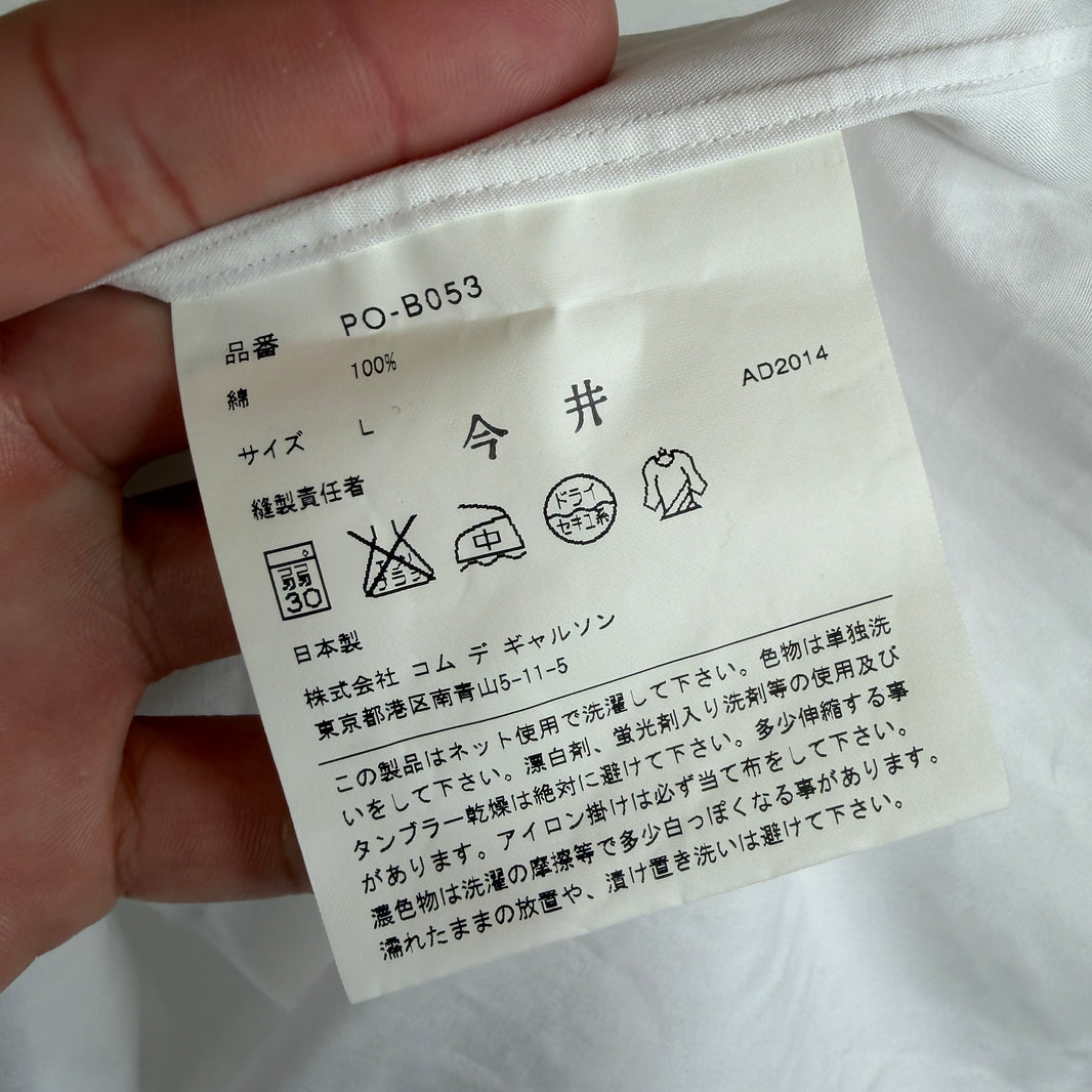 CDG Camo Collar Button Up LS Shirt