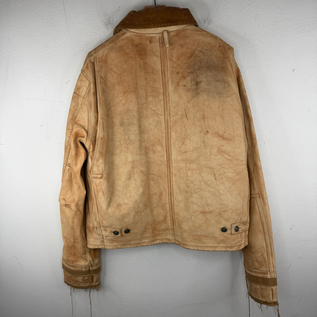 424 Leather Work Chore Jacket