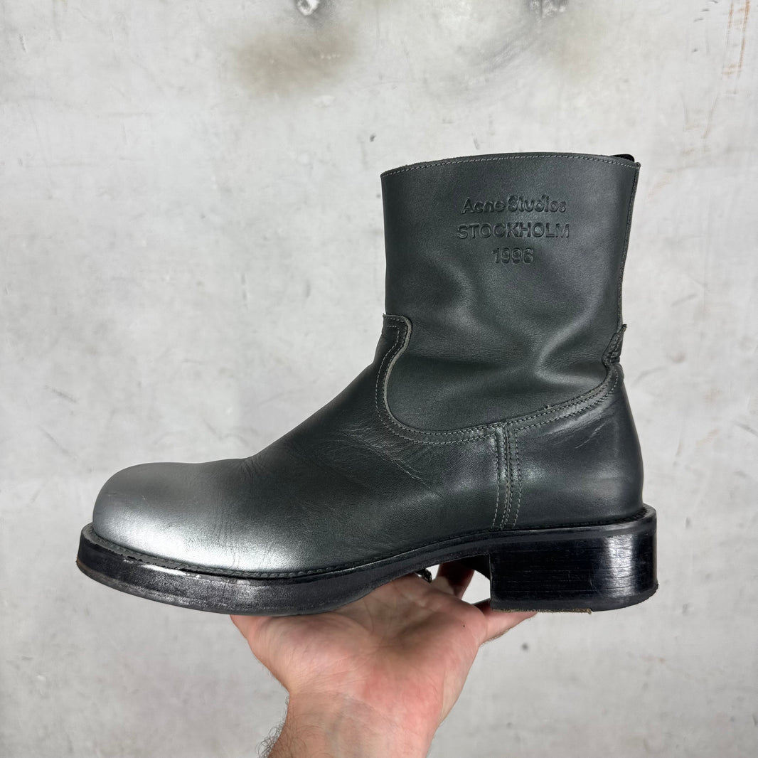 Acne Studios Silver Toe Boots