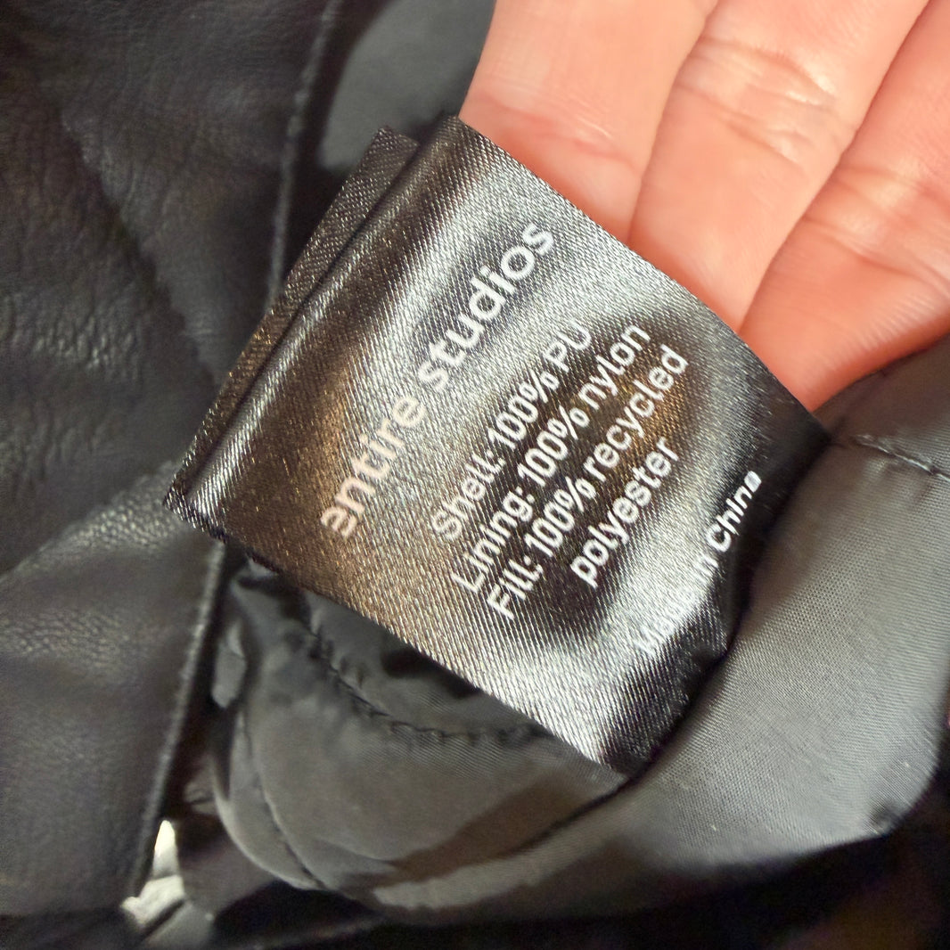 Entire Studios Faux Leather Bomber Jacket