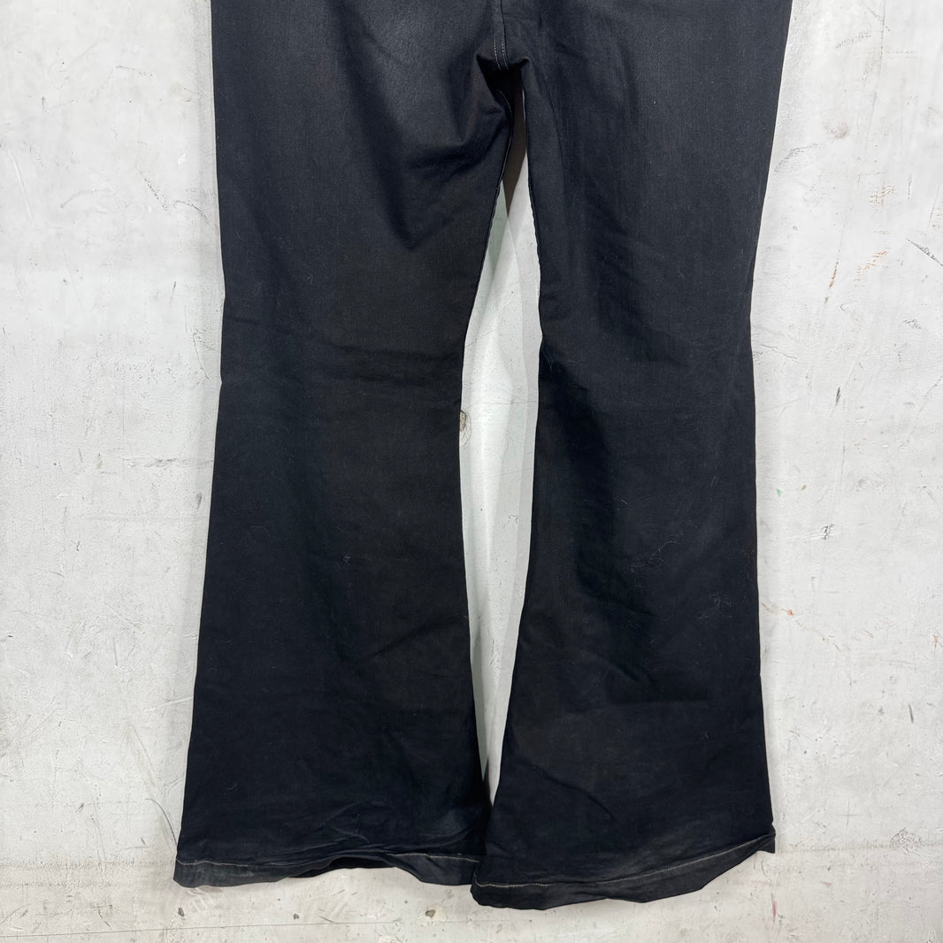 DRKSHDW Waxed Bolan Bootcut Jeans