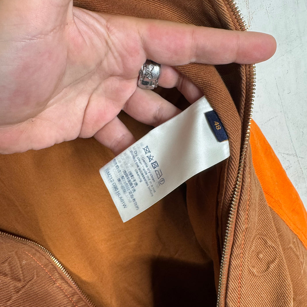 Louis Vuitton Orange Monogram Work Jacket