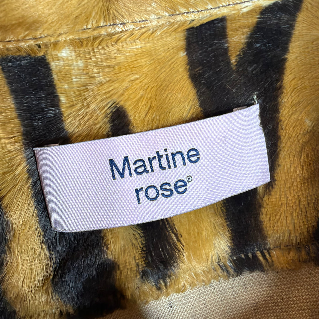 Martine Rose Tiger Faux Fur Overshirt