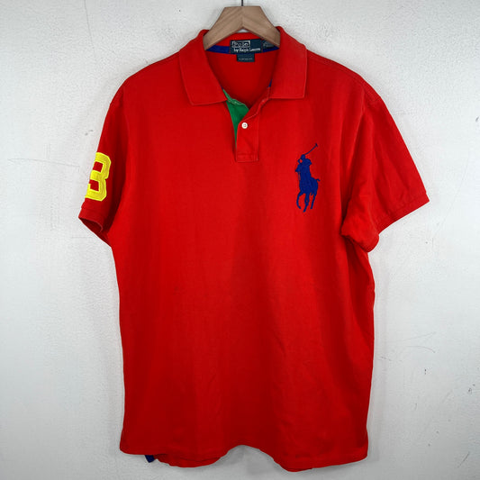 Polo Ralph Lauren Orange Custom Fit Polo T-Shirt