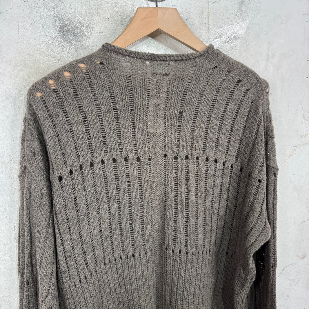 Rick Owens Hollywood Perforated Dust Sweater