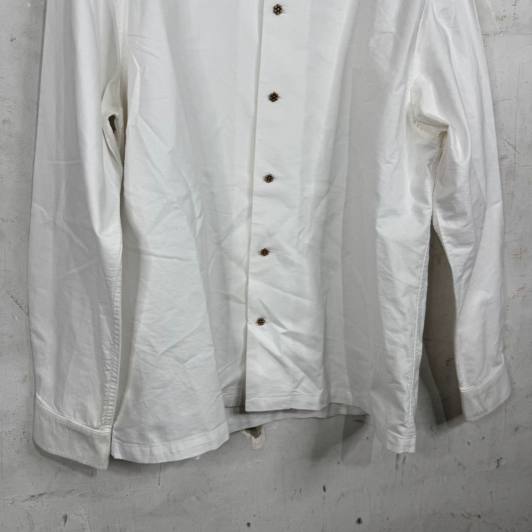 Bode Prounis  Buttoned Canvas Shirt