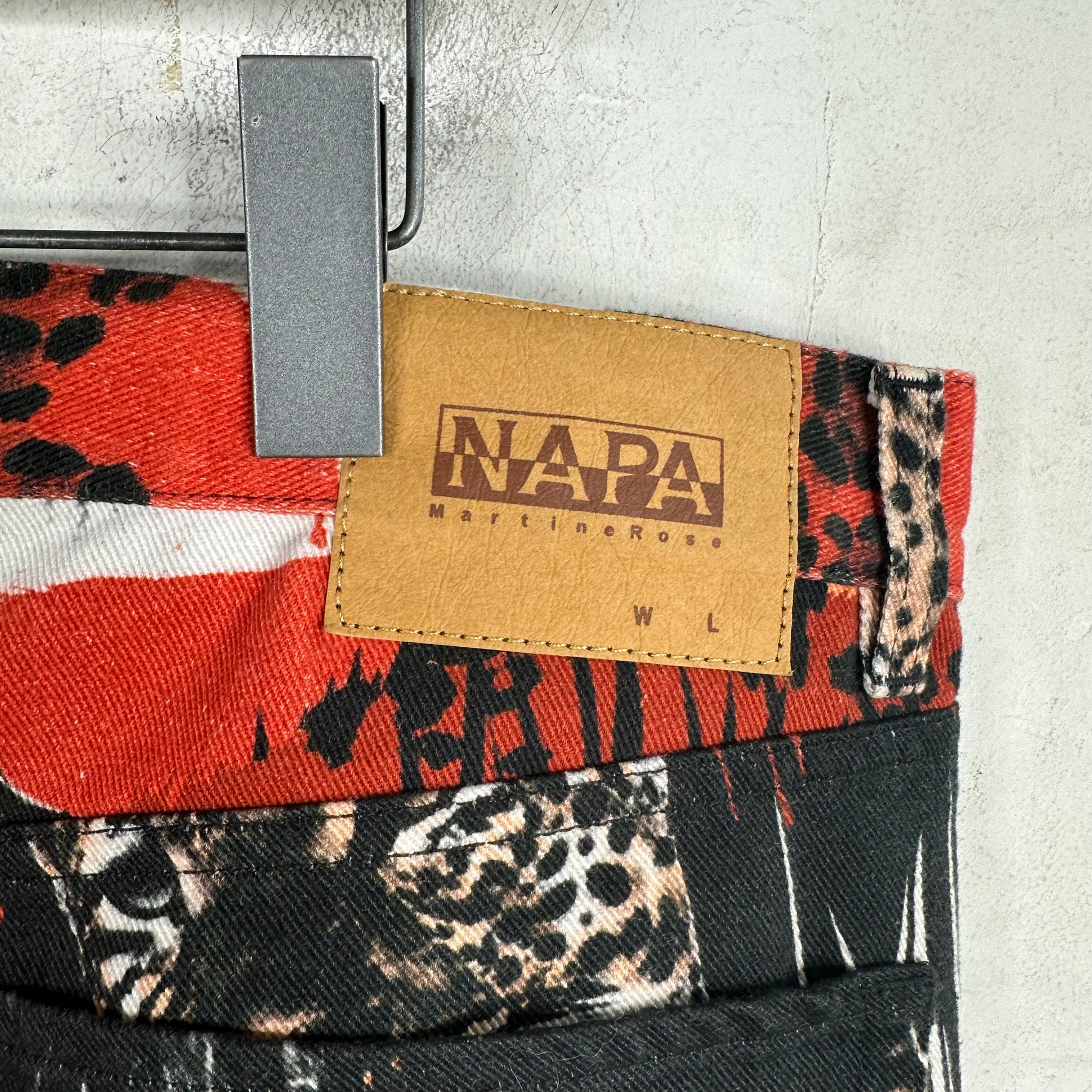 Napa By Martine Rose Cheetah Denim Pants