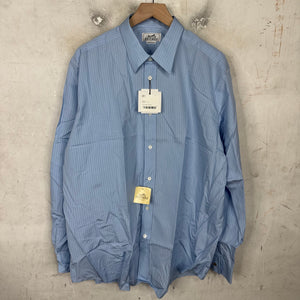 Hermes Blue Pinstriped Button Shirt