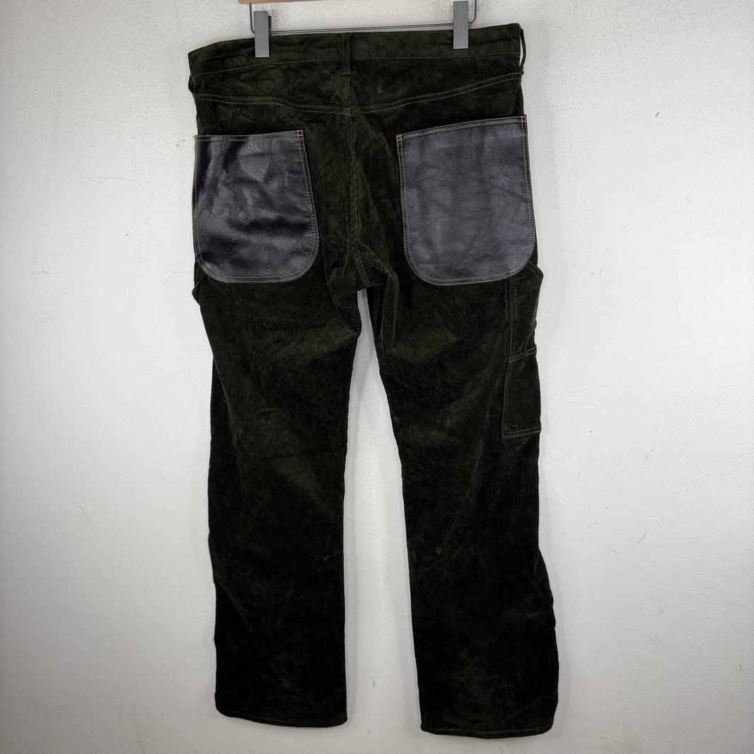 Junya Watanabe Leather Pocket Corduroy Pants