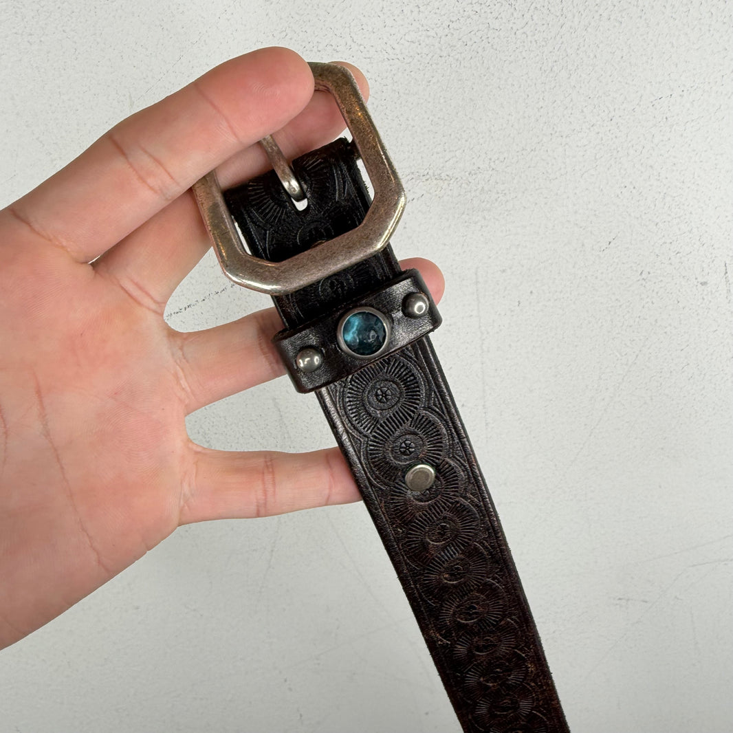RRL Studded Leather Belt