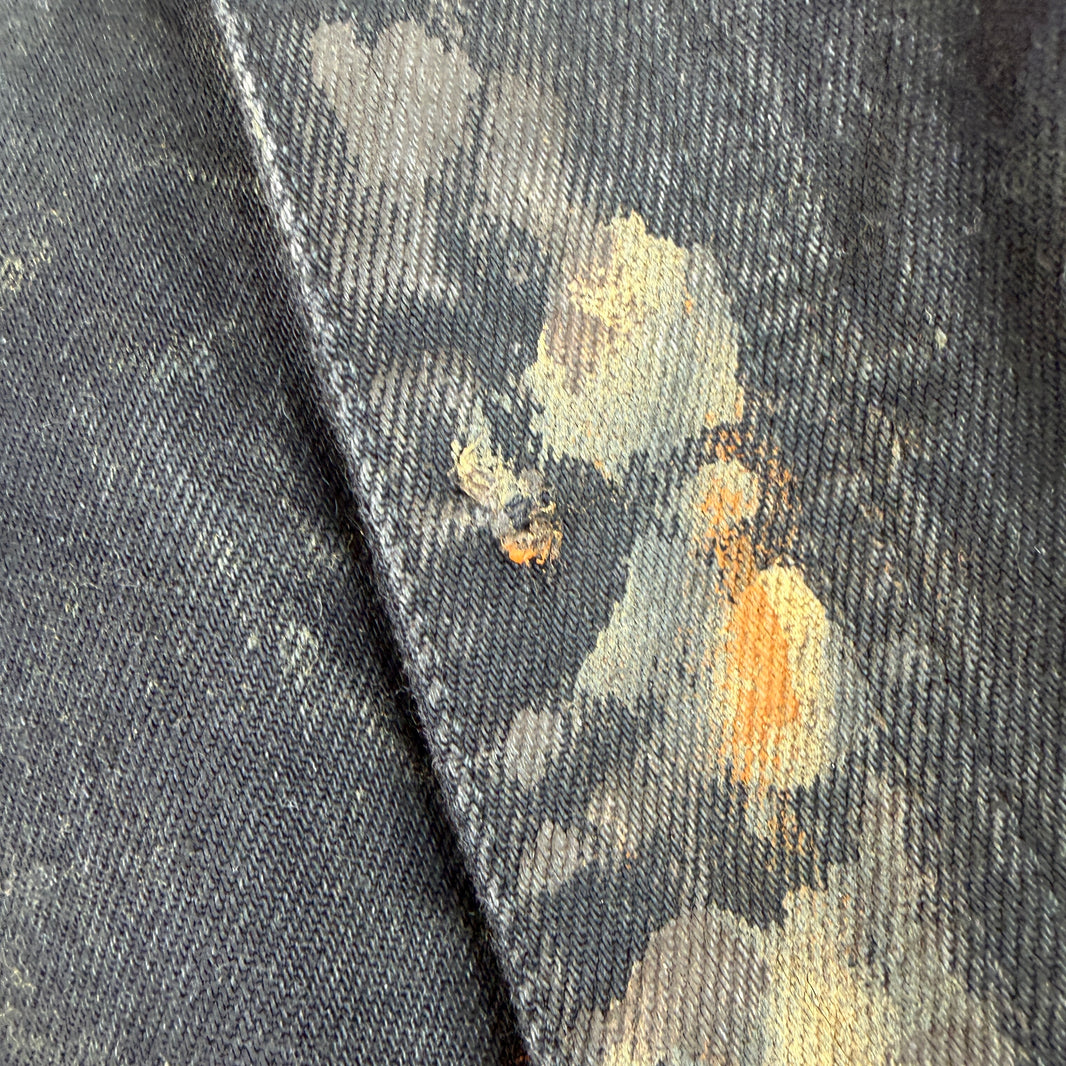 Balenciaga Mud Wash Destroyed Jeans