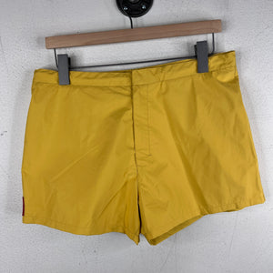 Prada Yellow Nylon Swim Shorts