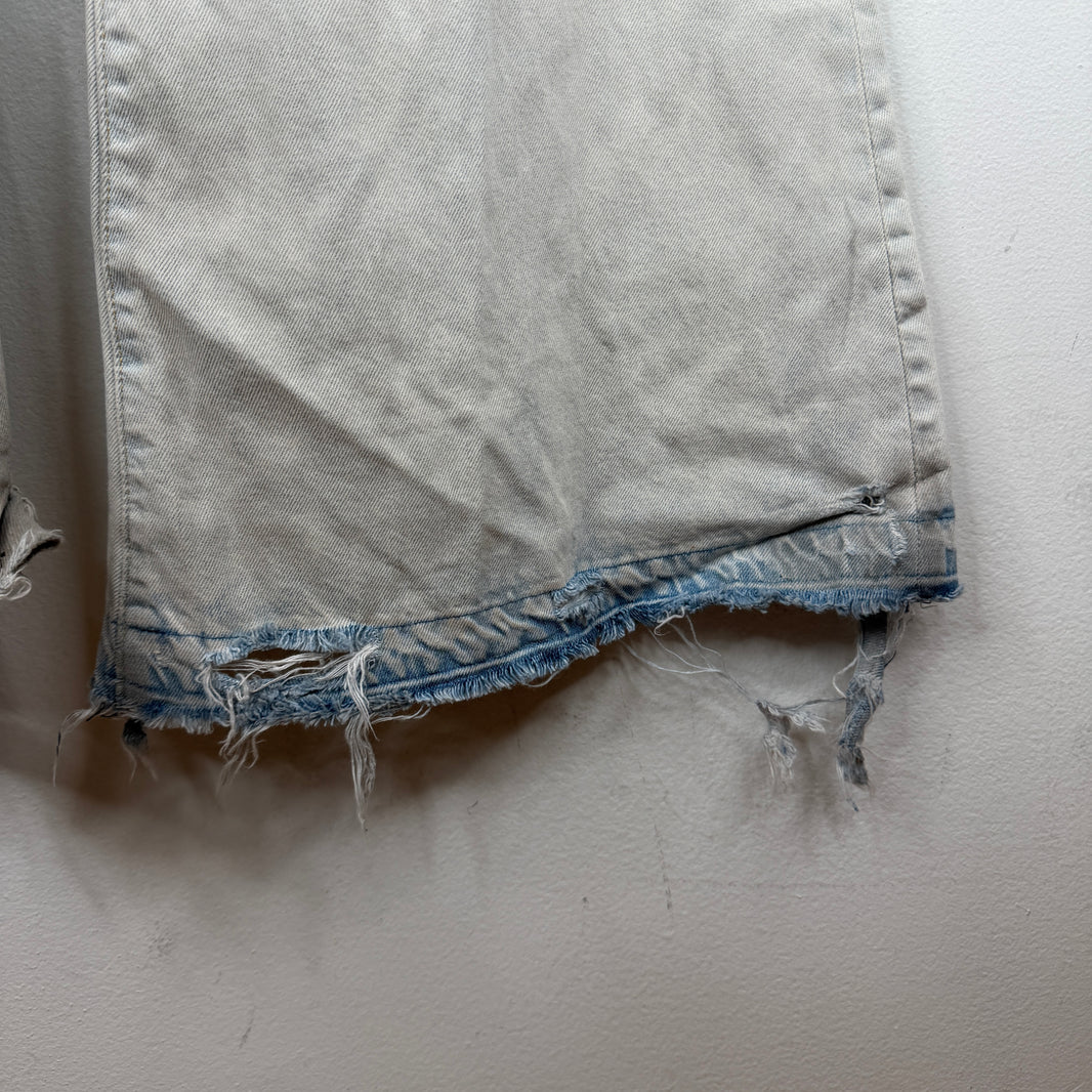 Junya Watanabe Flared Blue Denim Jeans