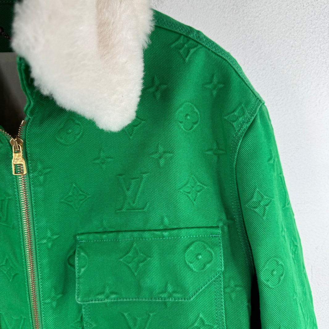 Louis Vuitton Green Monogram Work Jacket