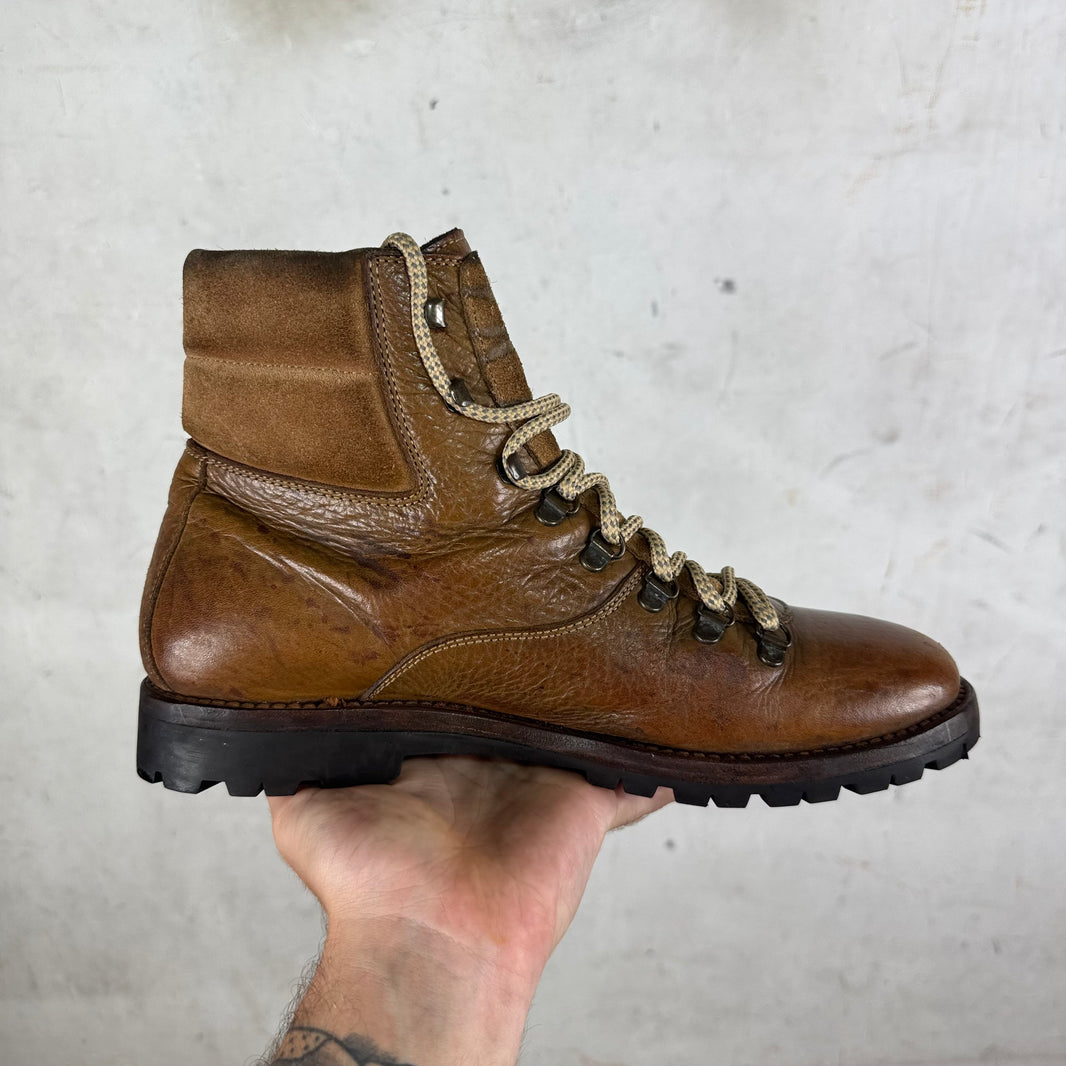 Brunello Cucinelli Leather Hiking Boots