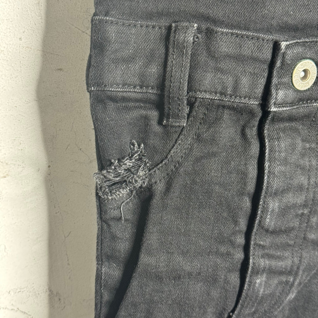 HBA Black Erosion Jeans