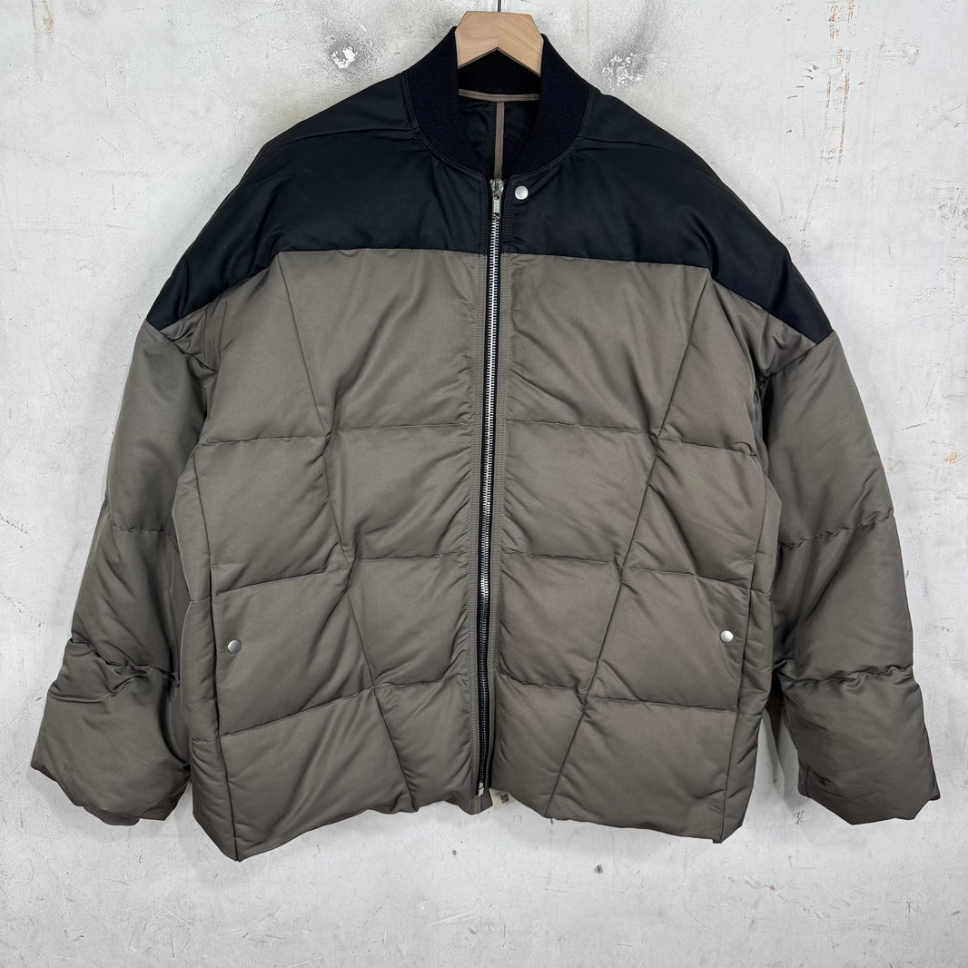 Rick Owens Luxor 2 Tone Puffer Jacket