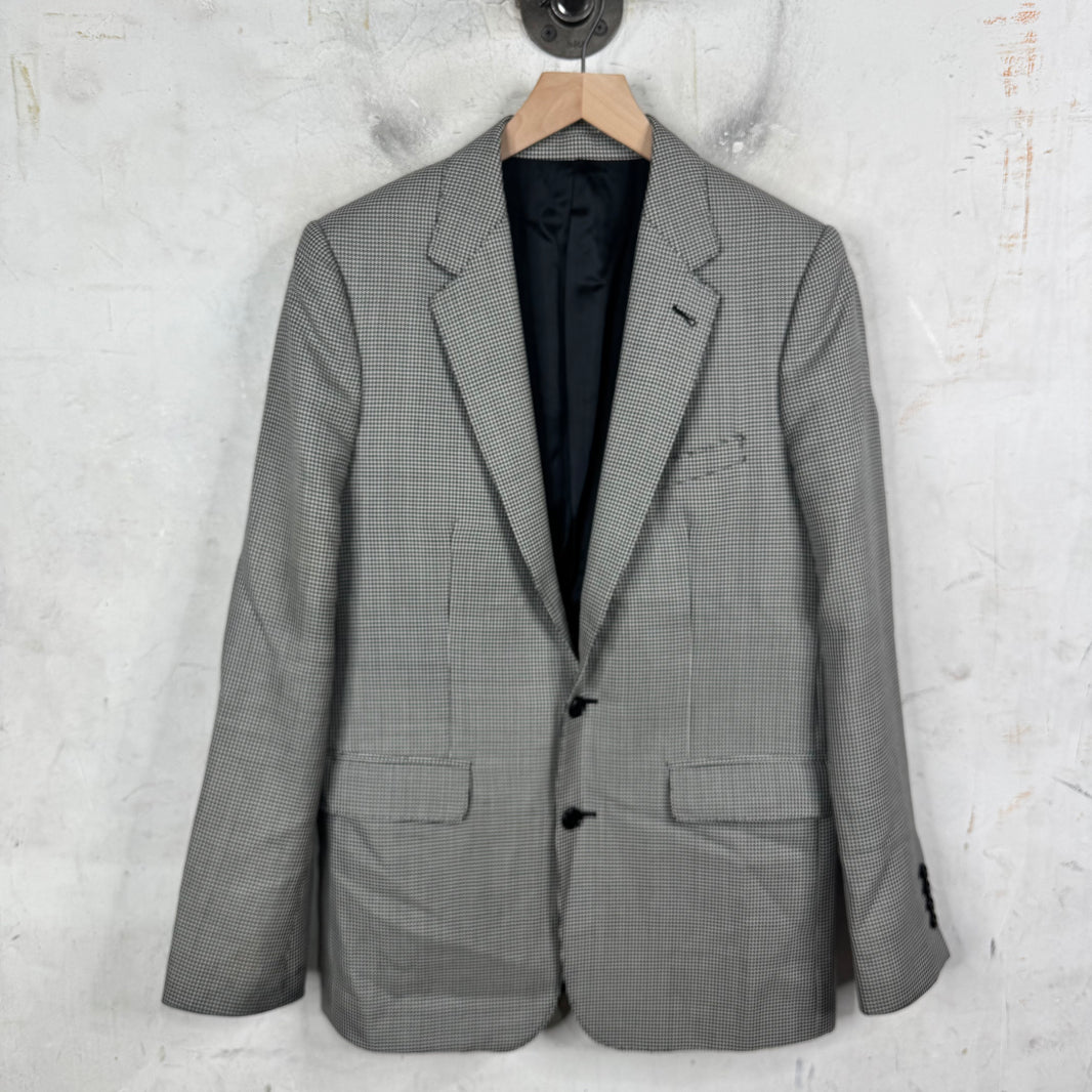 Celine 2 Button Houndstooth Blazer