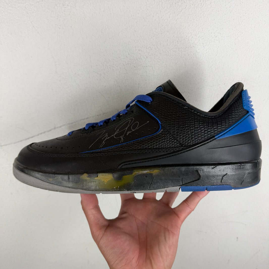 Off White Black Jordan 2 Sneakers