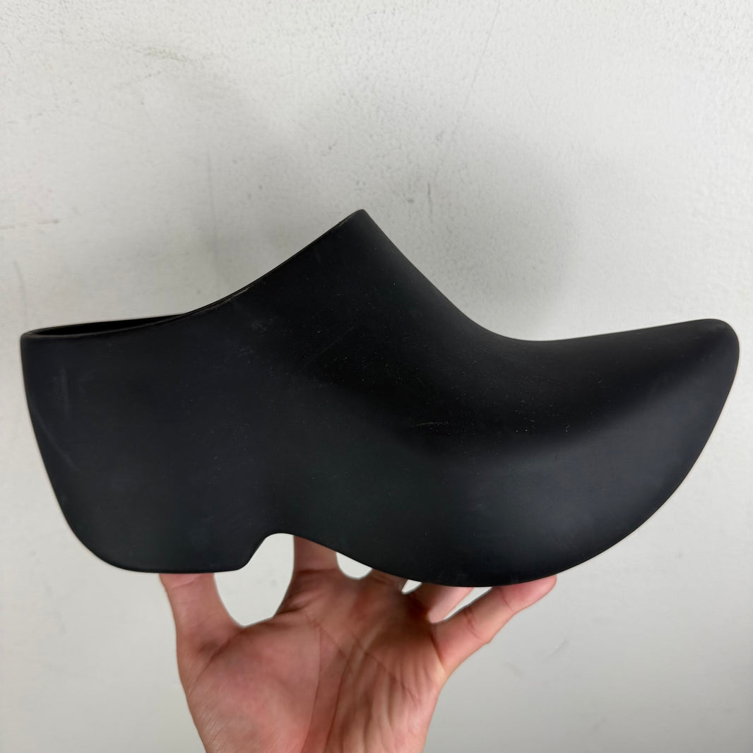 Balenciaga Black Rubber Technoclogs
