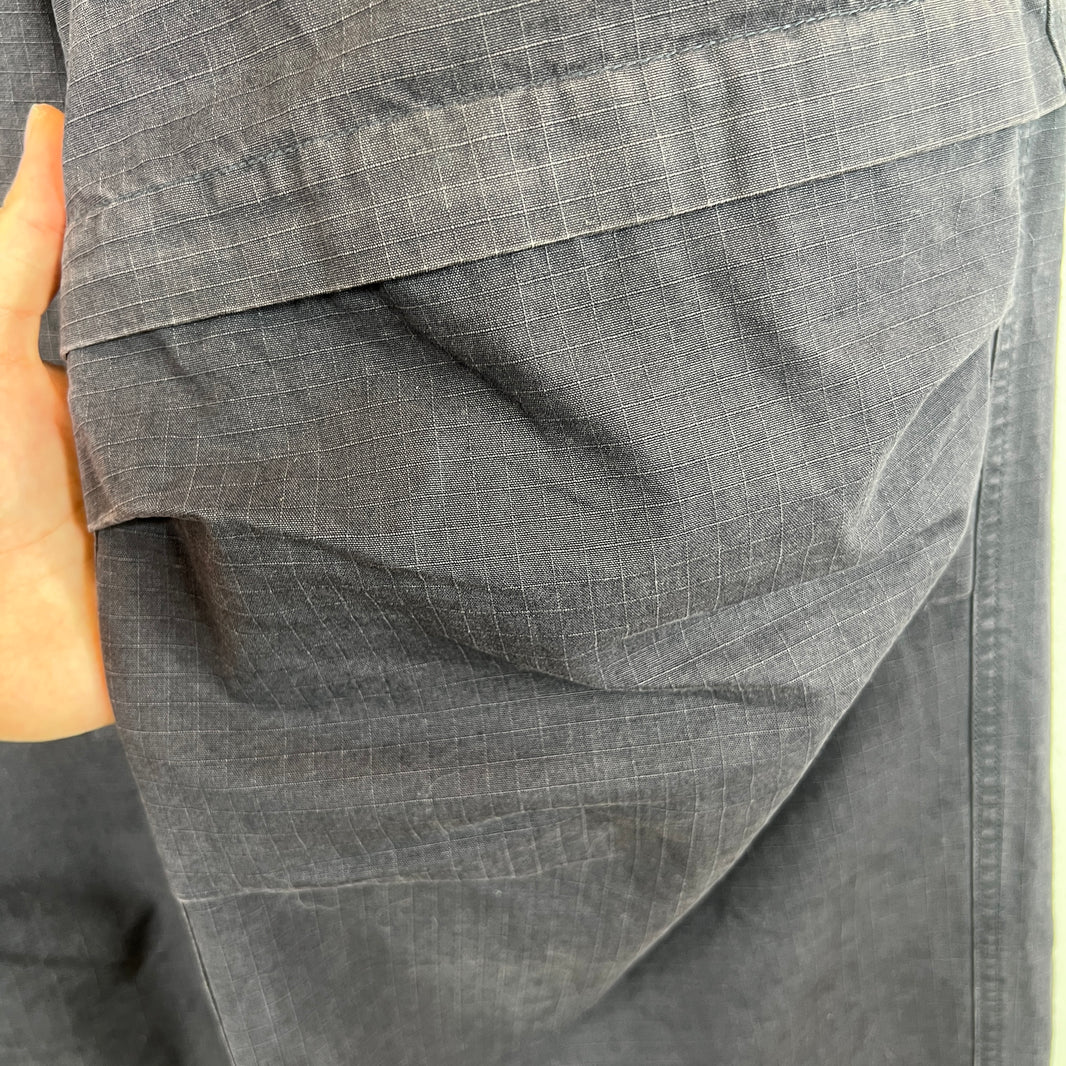 Balenciaga Navy Ripstop Convertible Cargo Trousers