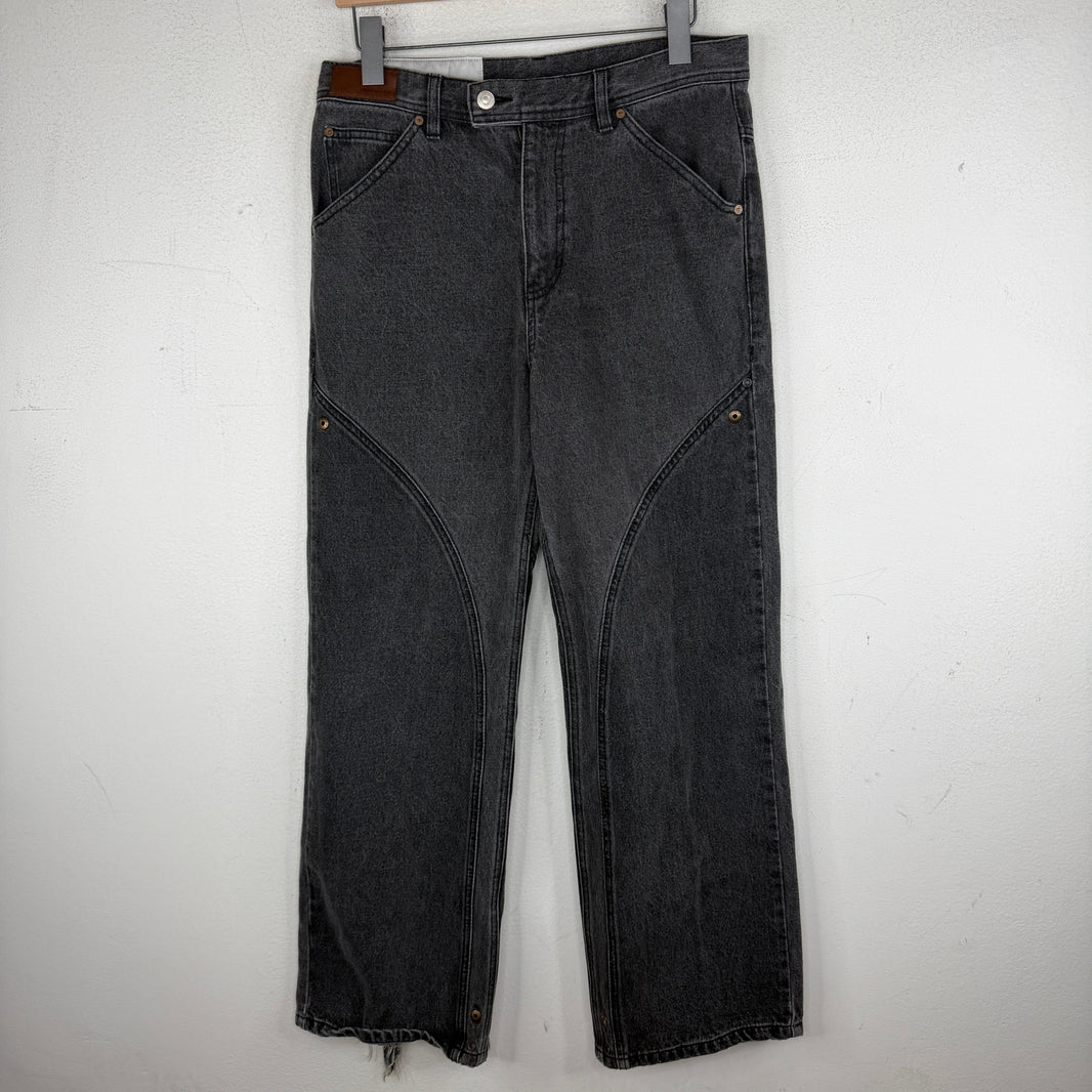 Andersson Bell Gray Lucas Contrast Panel Jeans