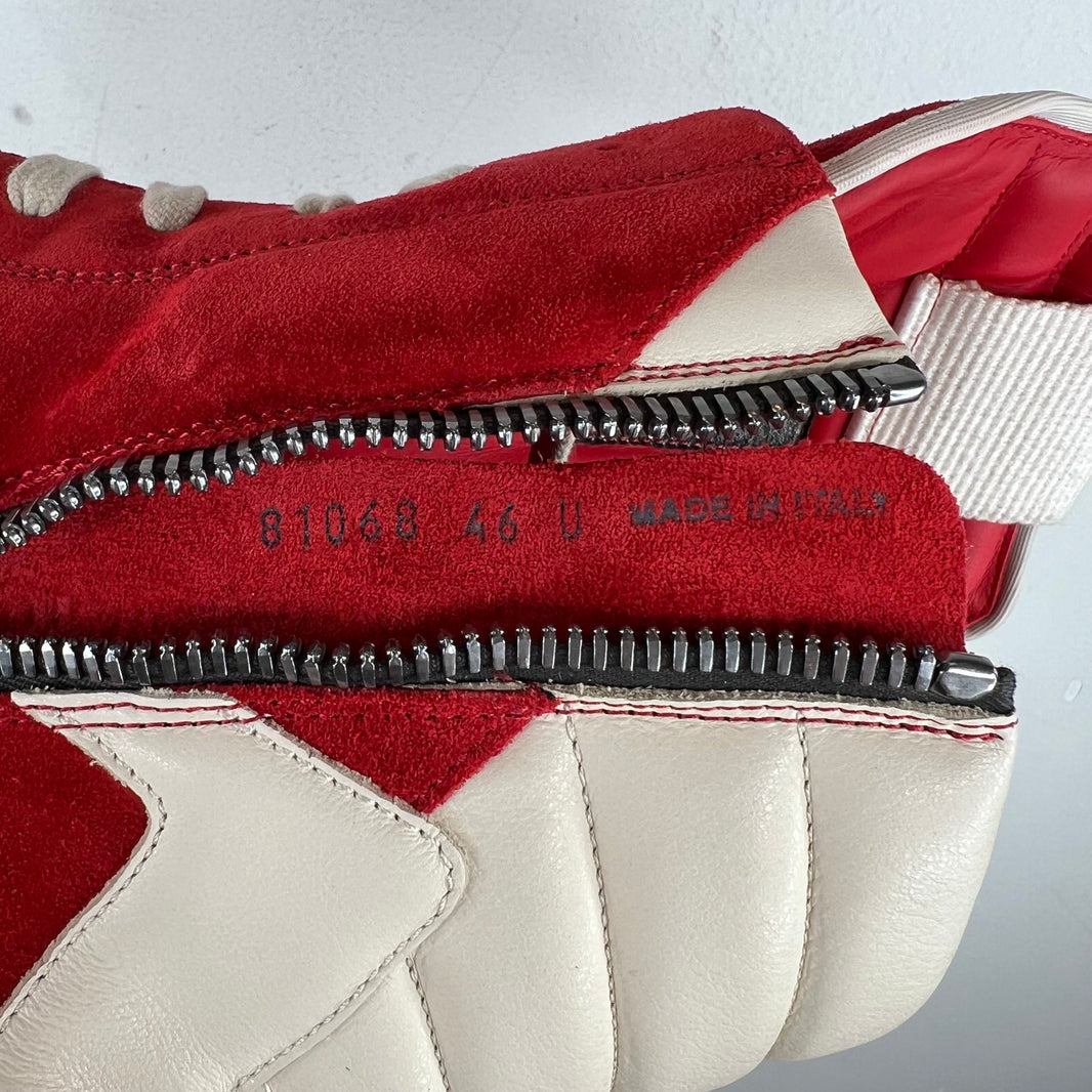 Rick Owens Carnelian Suede Geobaskets