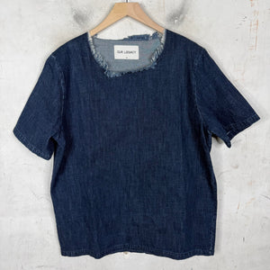 Our Legacy Indigo Dyed Shirting Denim Top